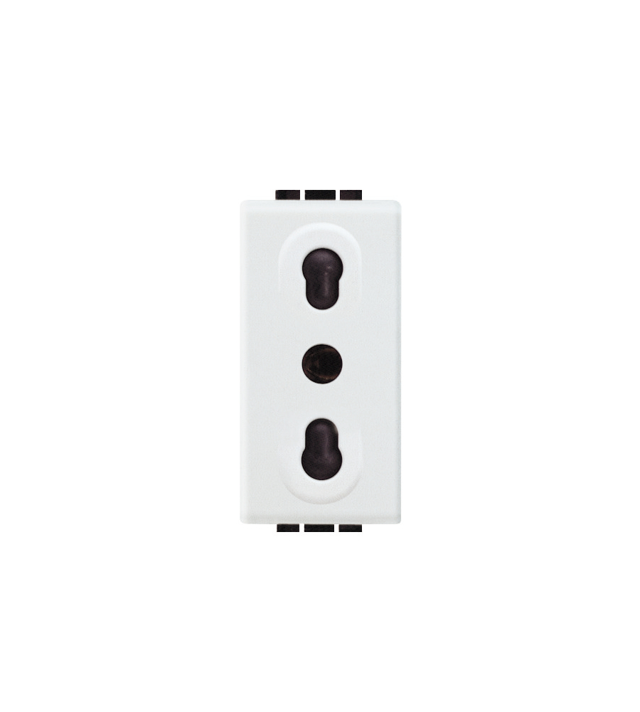 PRESA 2P+T 10A/16A 250V LIGHT - BTICINO.